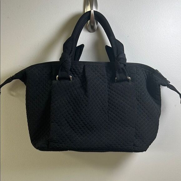Vera Bradley Handbags - Vera Bradley Elegant Black Quilted Women's Bag